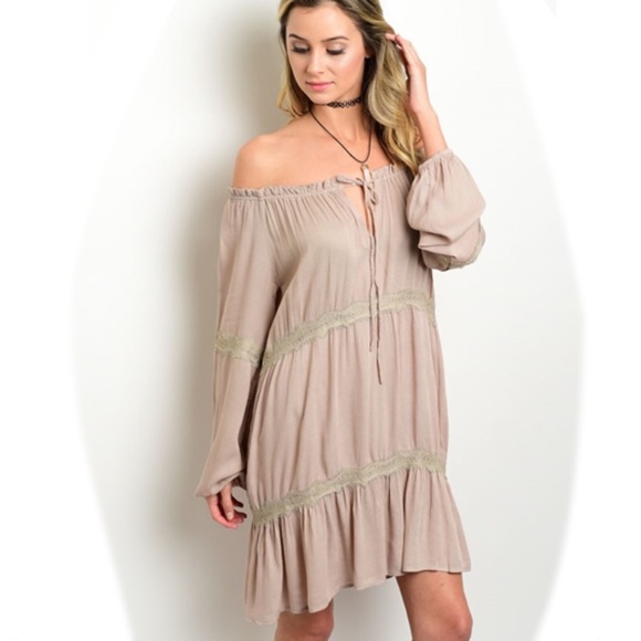 New! 💥JAIPUR mocha boho dress - Picture 2 of 7